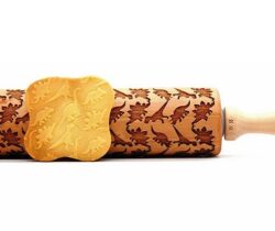dinosaur pattern rolling pin