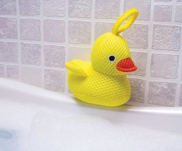 duck bath sponge