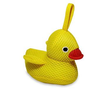duck bath sponge yellow