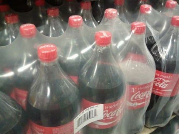 empty coke bottle
