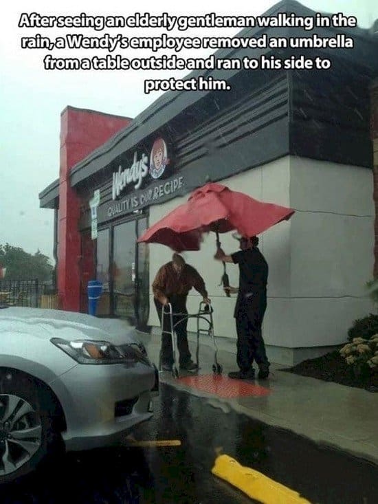 guy man umbrella