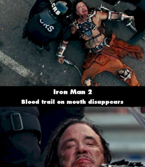 iron man 2 mistake