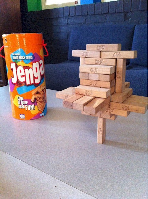 jenga arrangement