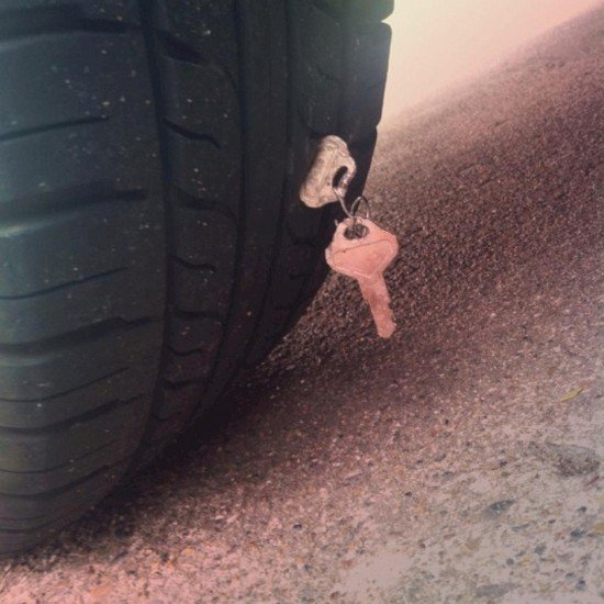 key in tire