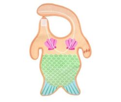 mermaid baby bib