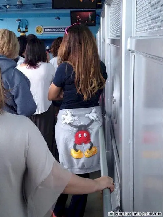 mickey mouse butt