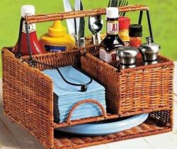 picnic basket organizer