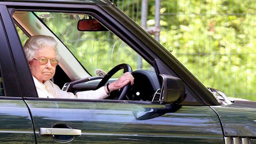 queen driving