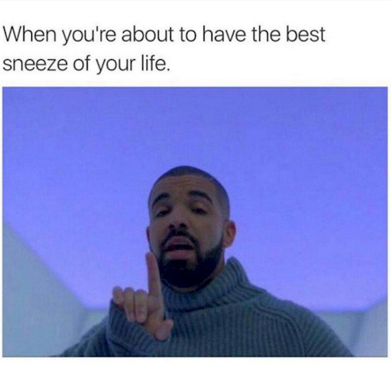 sneeze man