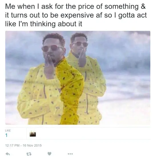 thinking about price