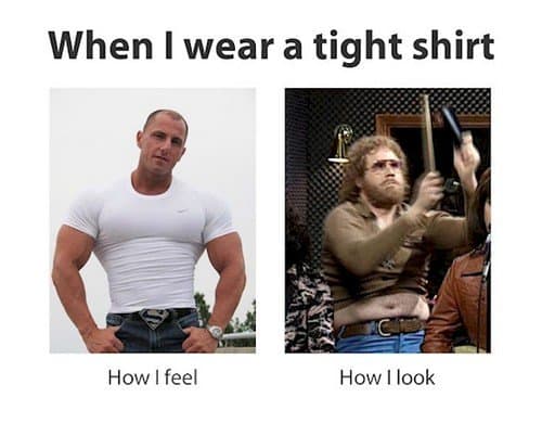 tight t shirt