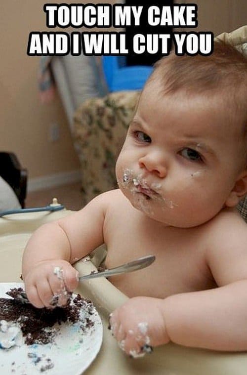 touch cake baby