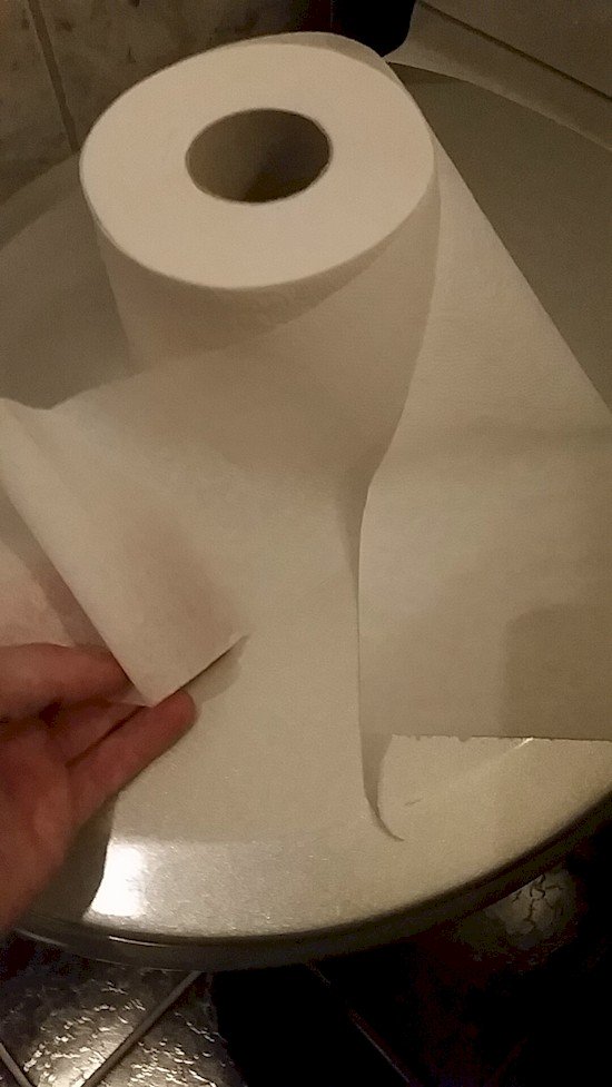 wonky toilet roll