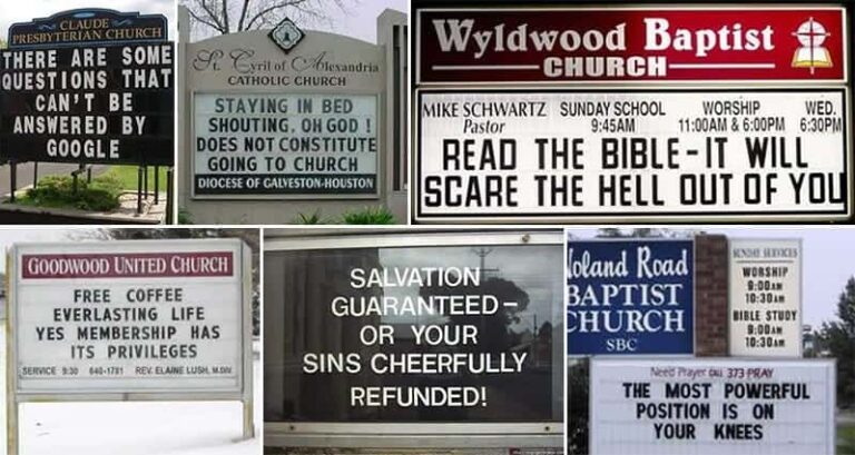 Attention Grabbing Church Signs