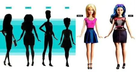 'Barbie' Dolls Realistic Waistlines