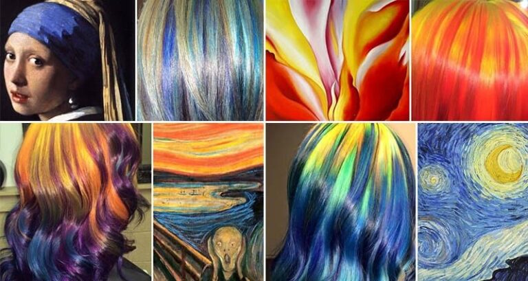 Colorful Hairdos Iconic Works Of Art