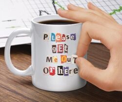 DIY Ransom Note Mug