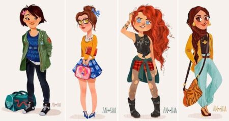 'Disney' Princesses Modern Day Anoosha Syed