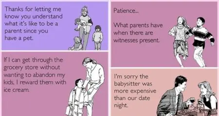 Hilarious Cynical E-Card About Parenting