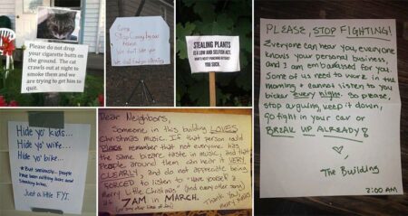Hilarious Notes Left By Neighbor