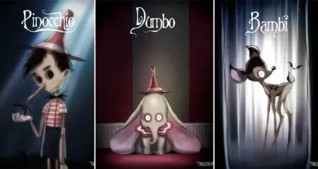 If Tim Burton Directed 'Disney' Films
