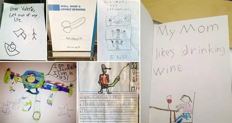 Inappropriate Kids' Drawings