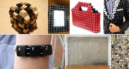 Inventive Ways Use Old Computer Keyboard