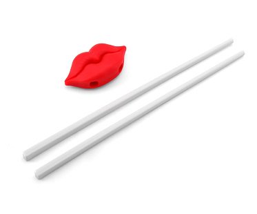 Lip Chopsticks hinged
