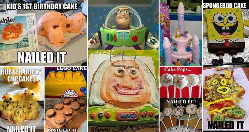 17 Cake Disasters That Maybe Should've Just Been Left In The Oven