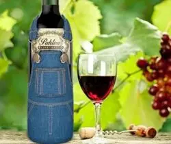 Overalls Wine Bottle Cover