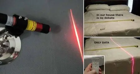 Partner Steals Bed Laser Marks Middle