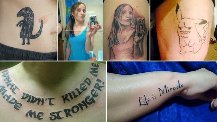 Ridiculously Bad Tattoos That These People Will Regret Forever