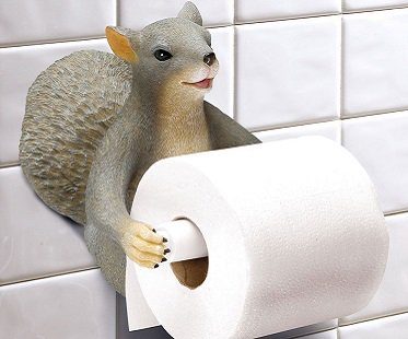 Squirrel Toilet Paper Holder