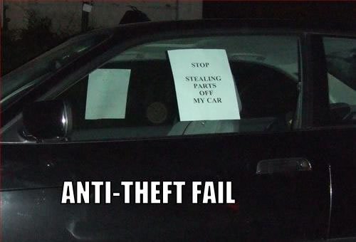 Theft Fail