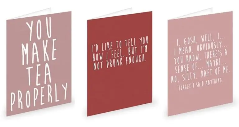 Valentine's Day Cards British Emotionally Stunted