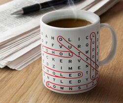 Word Search Mug