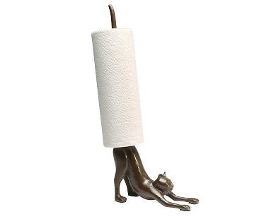 Yoga Cat Toilet Roll Holder