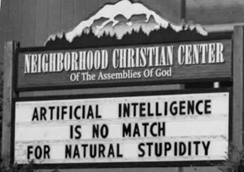 ai church sign