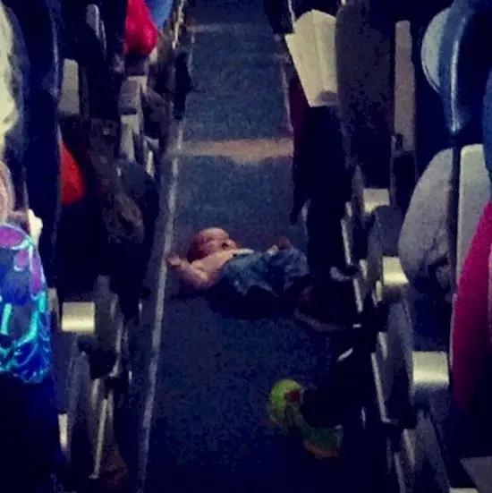 baby aisle plane