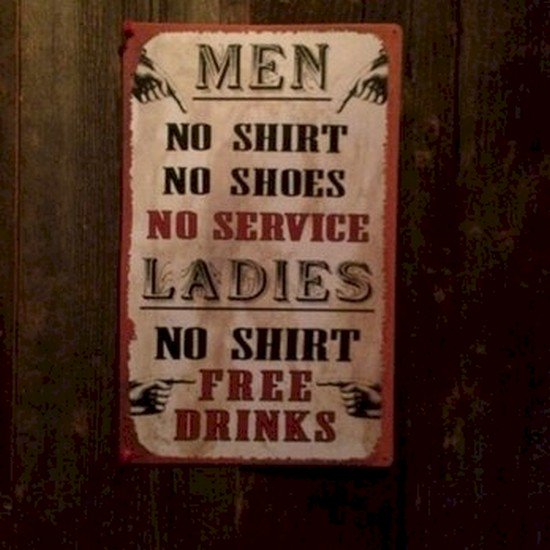 bar sign