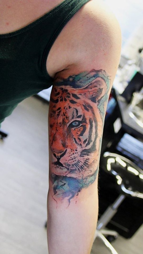 colorful-tattoos-tiger