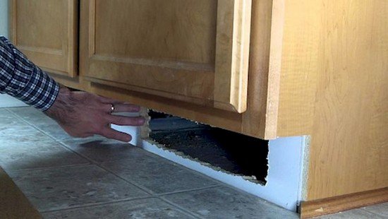 cupboard hiding spot