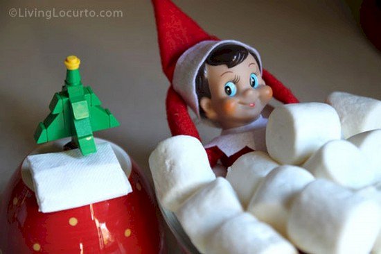 elf marshmallow bath