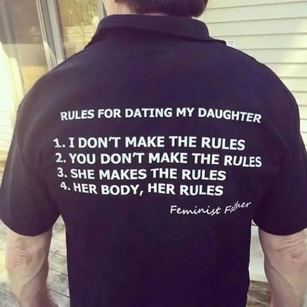 feminist father tee