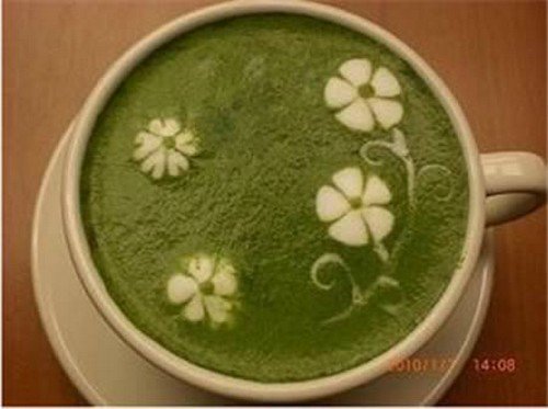 flower latte