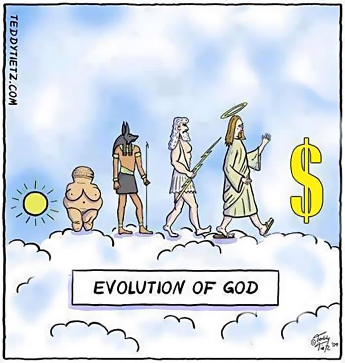 funny-satirical-evolution-charles-darwin-day-god