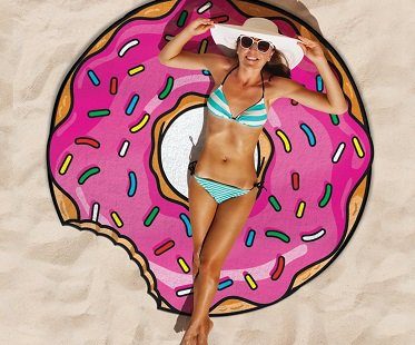 giant donut beach blanket