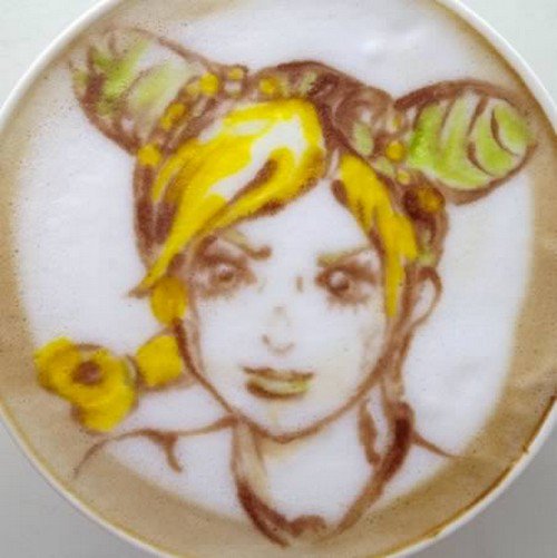 girl latte