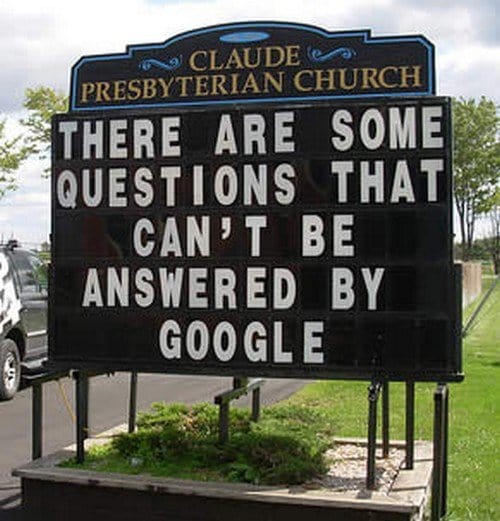 google church sign