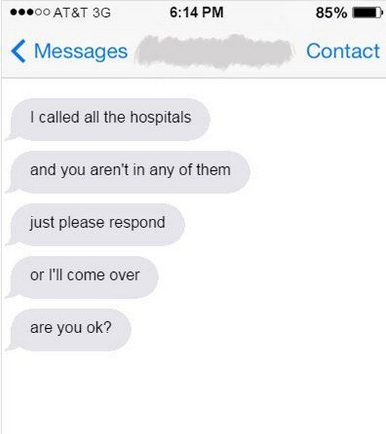 hospital text